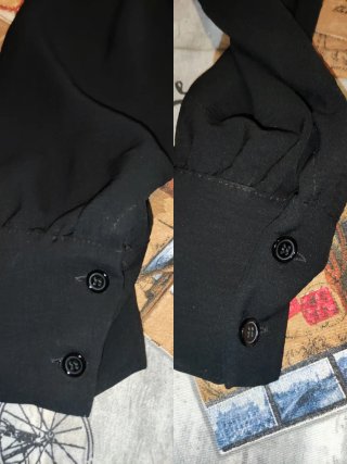 Blusa M negra cruzada