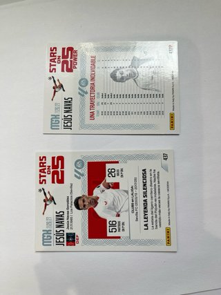 Cromo Panini Stars on 25 Jesús Navas