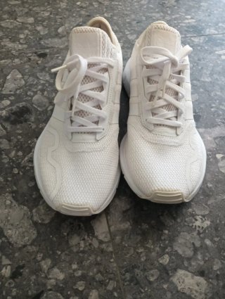 Zapatillas Adidas Hombre Talla 43.5 Blancas