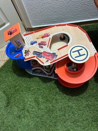 Pista de Carreras Madera Niños