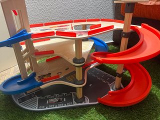 Pista de Carreras Madera Niños
