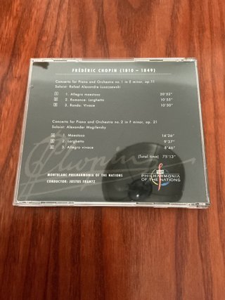 CD Homenaje a Chopin - Philharmonia