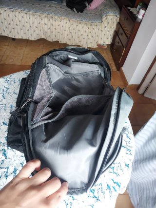 Maleta HP Negra y Gris para Portátil/Colegio