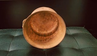 Olla de cobre con asas