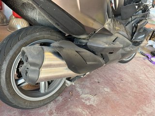 BMW C650GT 2016 Scooter Negra/Dorada Siniestro