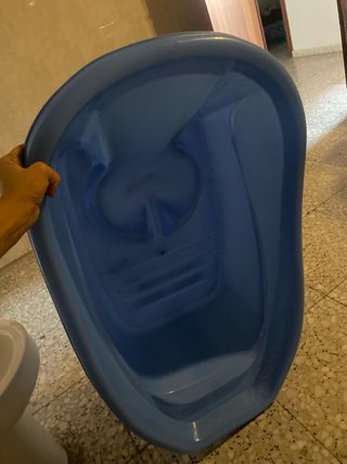 Vaschetta da bagno per neonati blu