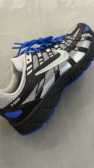 Nike P-6000 Scarpe Uomo Nero Blu Size 44