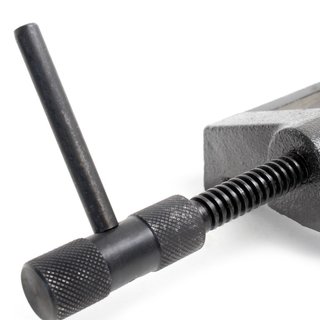 Tornillo de banco industrial 100 mm para taller