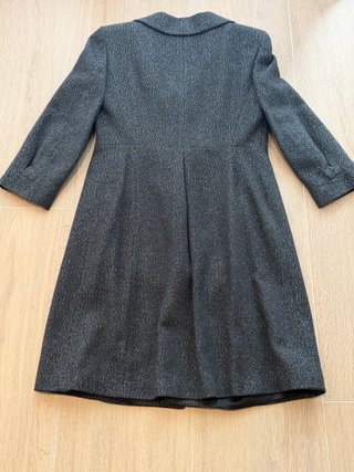 Abrigo Levita Zara Gris Fiesta