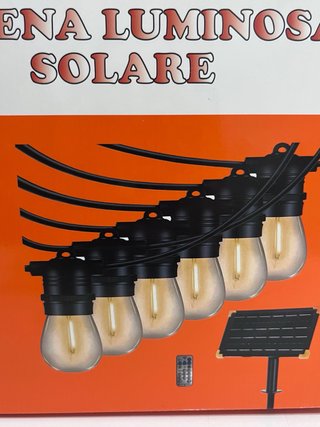 Catena Luminosa Solare ROYAL+ Telecomando