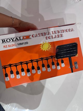 Catena Luminosa Solare ROYAL+ Telecomando