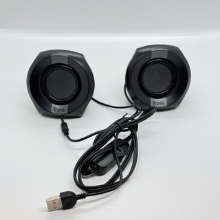 Altavoces Trust Polo 2.0 USB/AUX 8W Negros