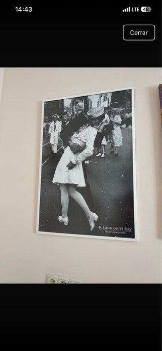 Cuadro El Beso V-J Day Times Square