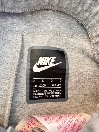 Chándal Nike Tech Fleece Niño Gris