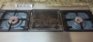 Cocina a gas Fagor con plancha