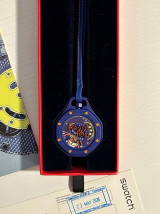 Swatch Royal Pop Orenji Hachi Arancione/Blu