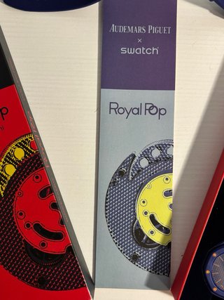 Swatch Royal Pop Orenji Hachi Arancione/Blu