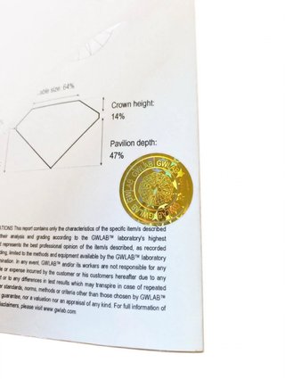 Diamante 1.02ct Cushion F I1 GWLAB