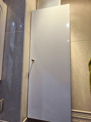 Mueble auxiliar baño blanco