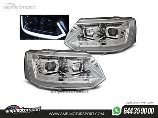 FAROS DELANTEROS LUZ DIURNA TUBE LIGHT PARA VOLKSWAGEN TRANSPORTER T5 2010-2015