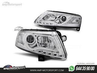 FAROS DELANTEROS LUZ DIURNA REAL TUBE LIGHT PARA AUDI A6 4F