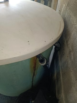 Depósito agua 800L verde