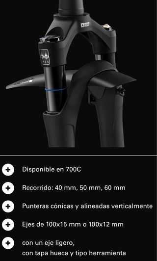 Horquilla SR Suntour GVX Gravel 700C
