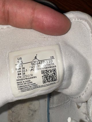 Zapatillas Jordan Air Blancas