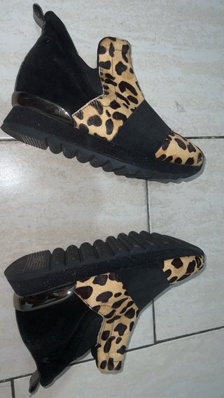 Botines con estampado animal
