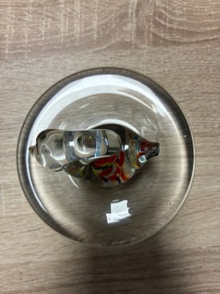 Cisne de cristal decorativo