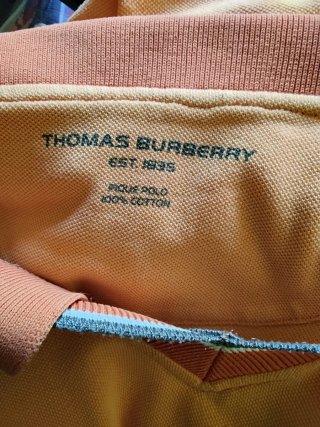 Polo Thomas Burberry Naranja Talla L