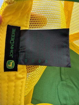 Gorra John Deere Verde y Amarilla