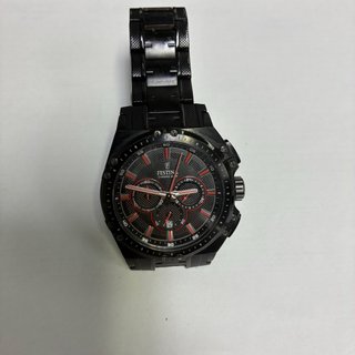 Reloj Festina Cronógrafo Negro y Rojo