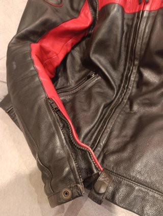 Chaqueta Moto Ducati Negra y Roja T (L)