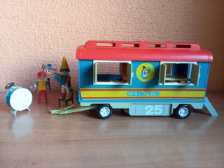 632. Playmobil vagón circo payasos 3477