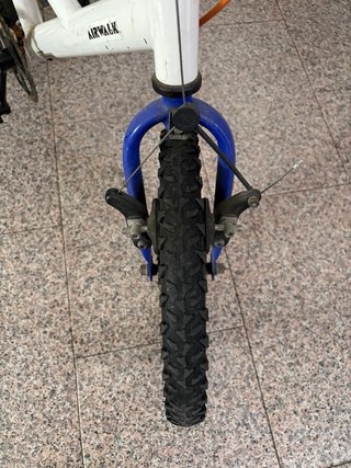 Bicicleta infantil con ruedines