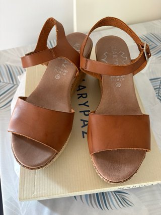Sandalias Marypaz Talla 38 Marrón