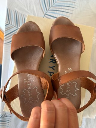 Sandalias Marypaz Talla 38 Marrón