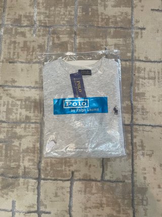 Camiseta Polo Ralph Lauren Mujer XL Gris/Azul