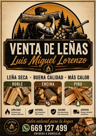 Leña de Roble, Encina y Pino