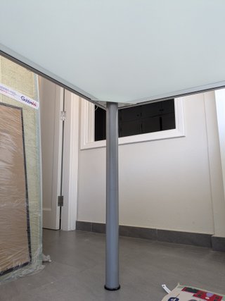 Mesa de cristal grande