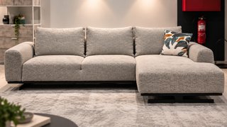Sofá Chaiselongue NUEVO Gris Texturizado