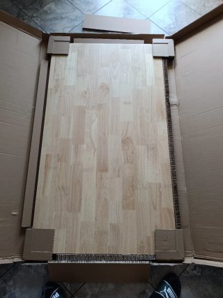 Piano scrivania Flexispot 140x80 legno massello