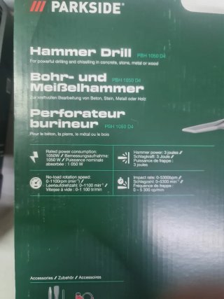 Martillo Parkside PBH D4