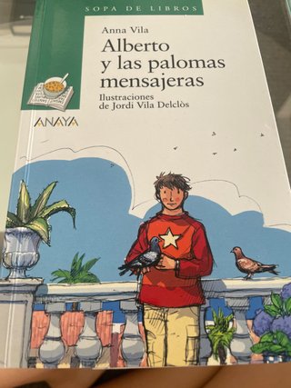 Libro alberto y las palomas mensajeras