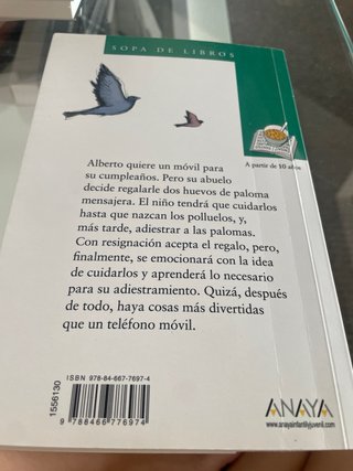Libro alberto y las palomas mensajeras