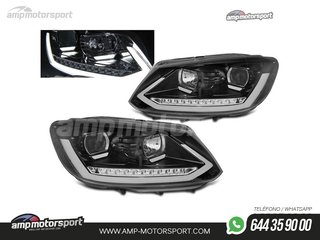 FAROS DELANTEROS LUZ DIURNA LED REAL DRL PARA VOLKSWAGEN TOURAN II / CADDY