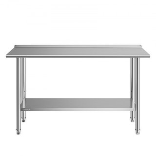 Mesa de trabajo de acero inoxidable, mesa de prepa