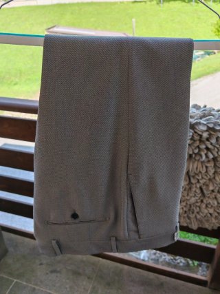 Completo uomo grigio Made in Italy taglia 48