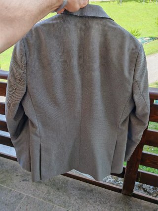 Completo uomo grigio Made in Italy taglia 48